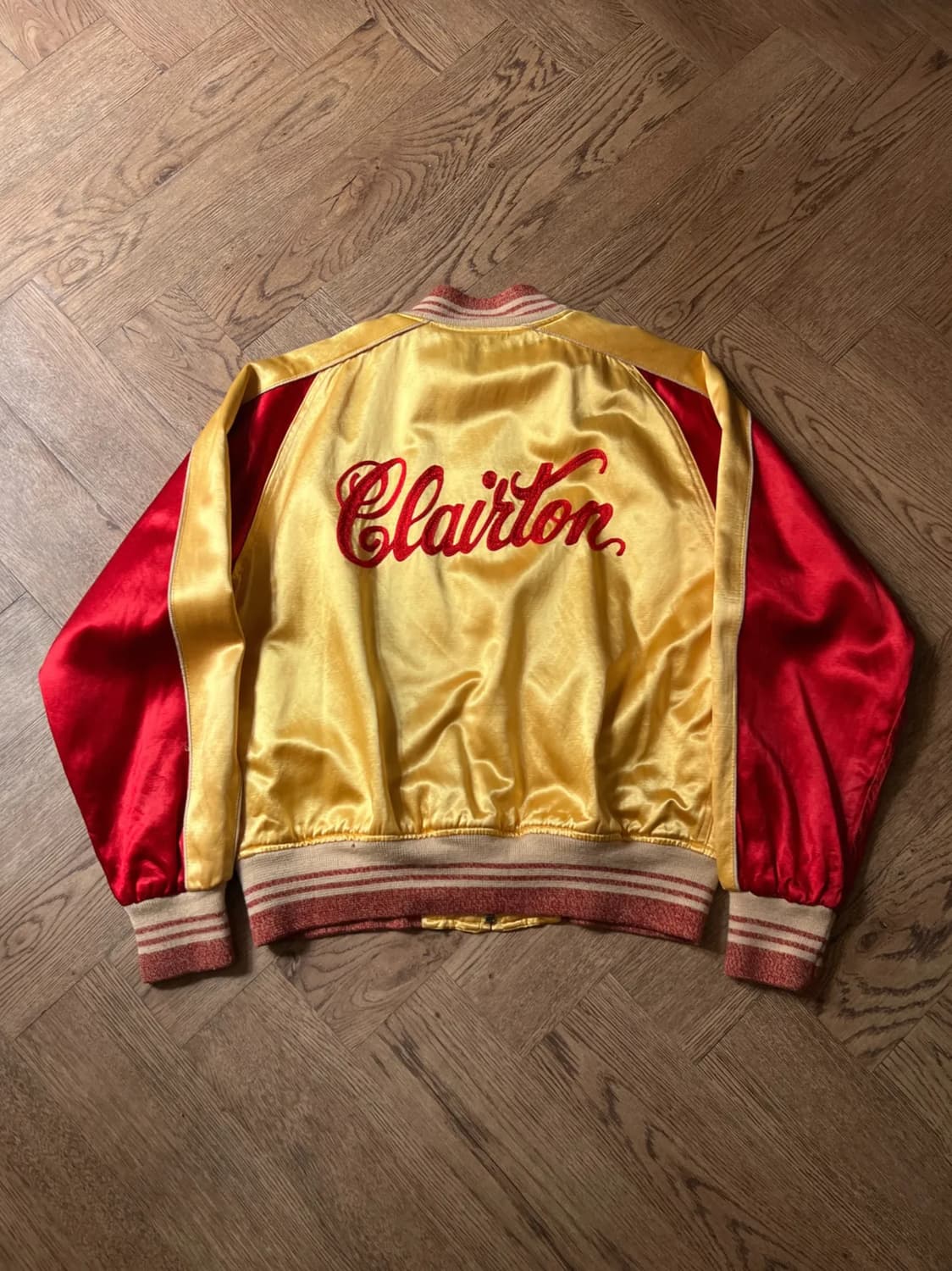 [M]Sugar Cane 슈가케인 새틴 스카잔 자켓 상품이미지1