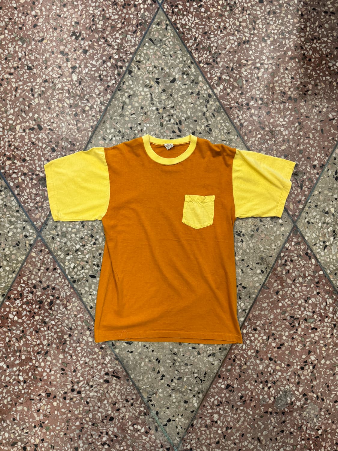 70s Town Craft 투톤 포켓티 (XL) 상품이미지1