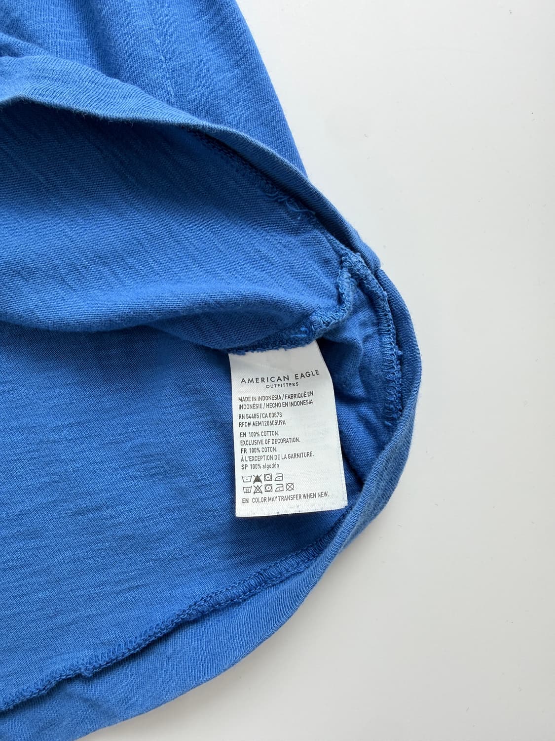 빈티지 American Eagle 블루 반팔티 상품이미지4