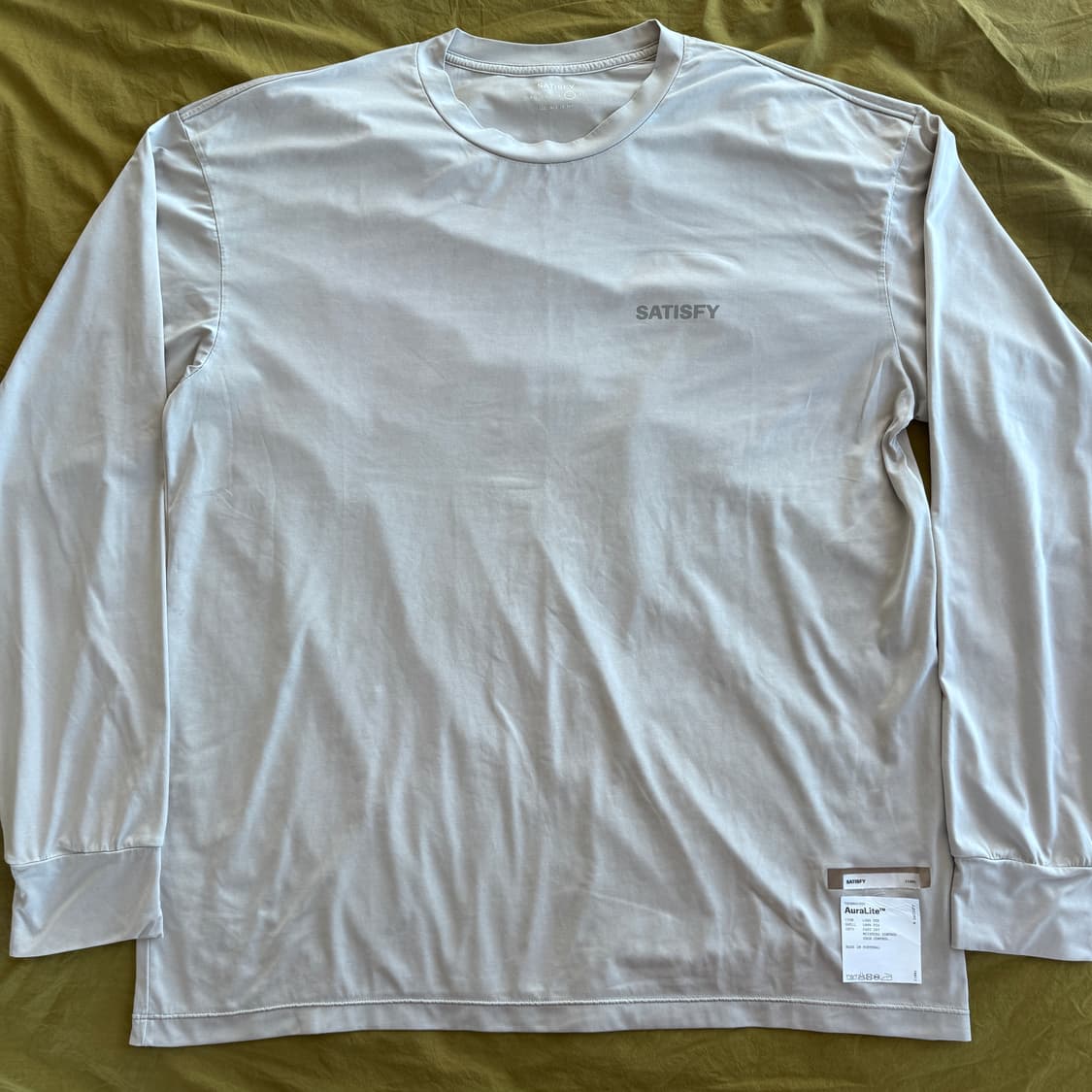 [3] 새티스파이 아우라라이트 롱 티셔츠 미네랄 듄 상품이미지2