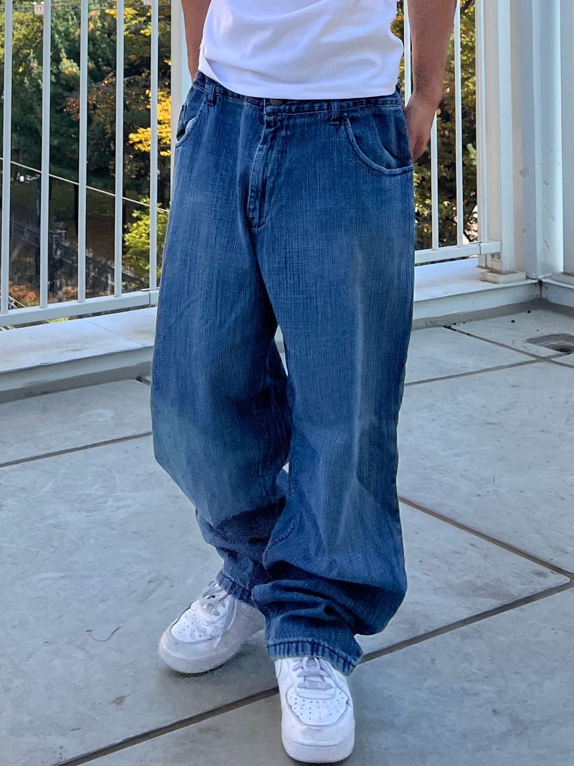 빈티지 자수 힙합팬츠 상품이미지3