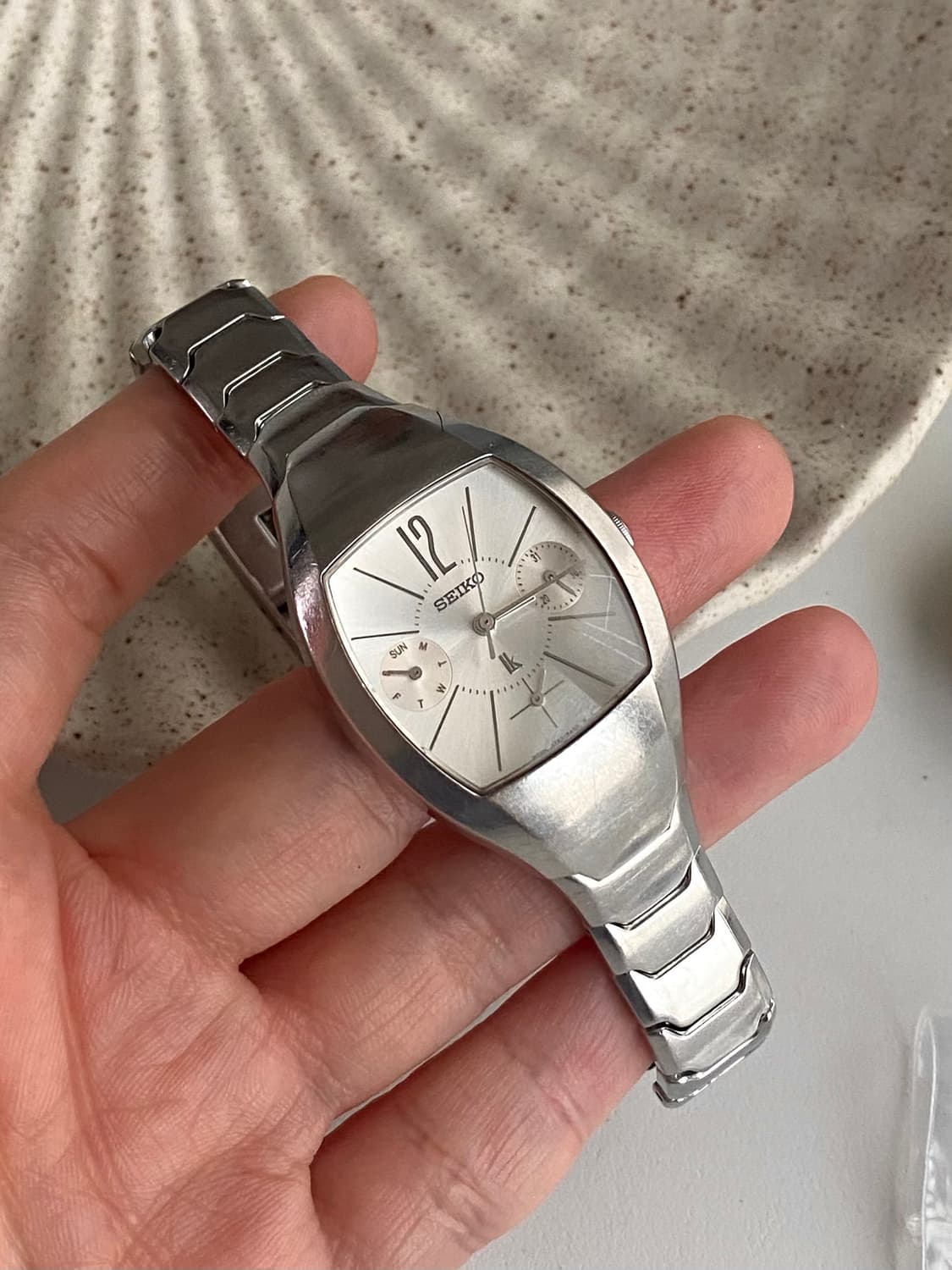 Seiko 세이코 lk 루키아 쉘 실버 화이트 상품이미지4