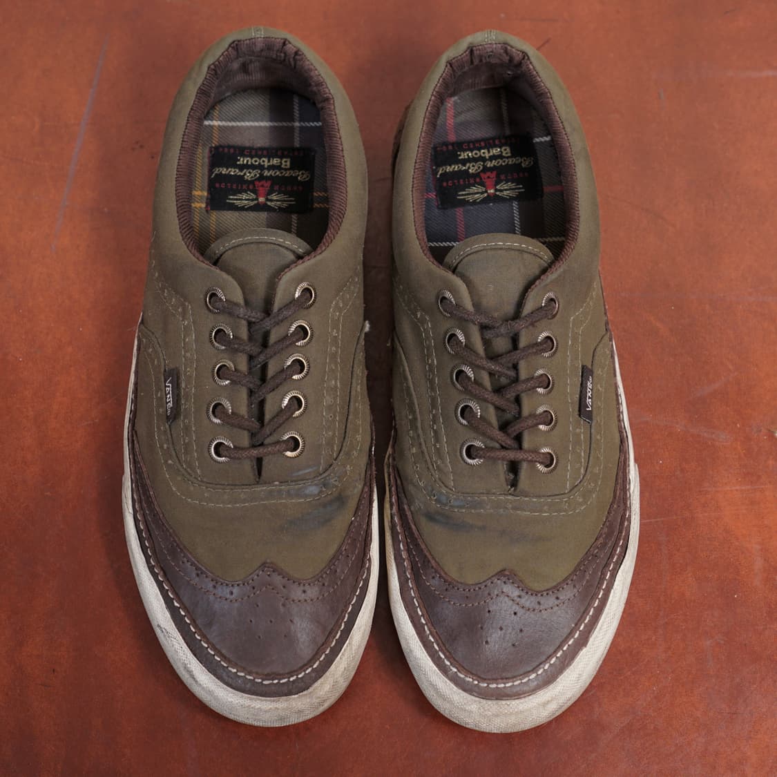 반스 X Barbour 에라 윙팁 스니커즈 상품이미지2