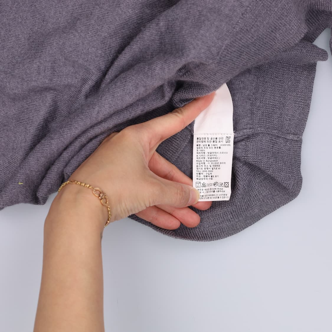 M 캘빈클라인 여성 울 니트 0429H 상품이미지6