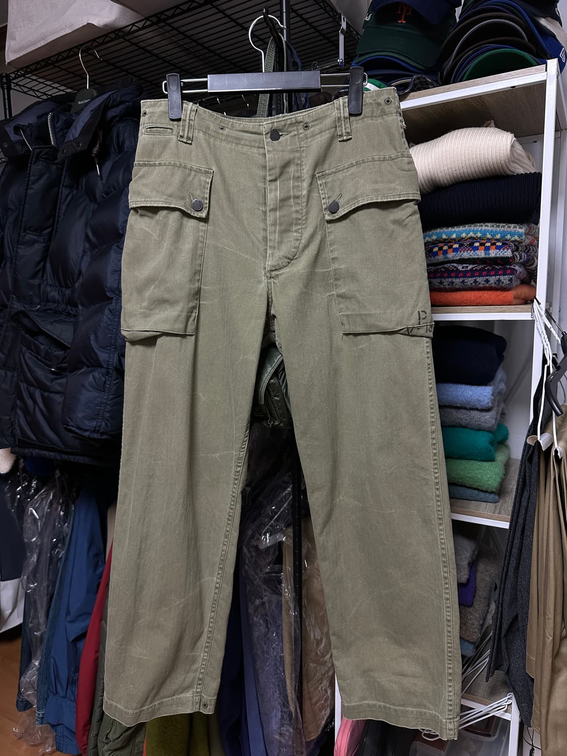 (30-31) 폴로 랄프로렌 P44 HBT몽키팬츠 30x30 상품이미지1