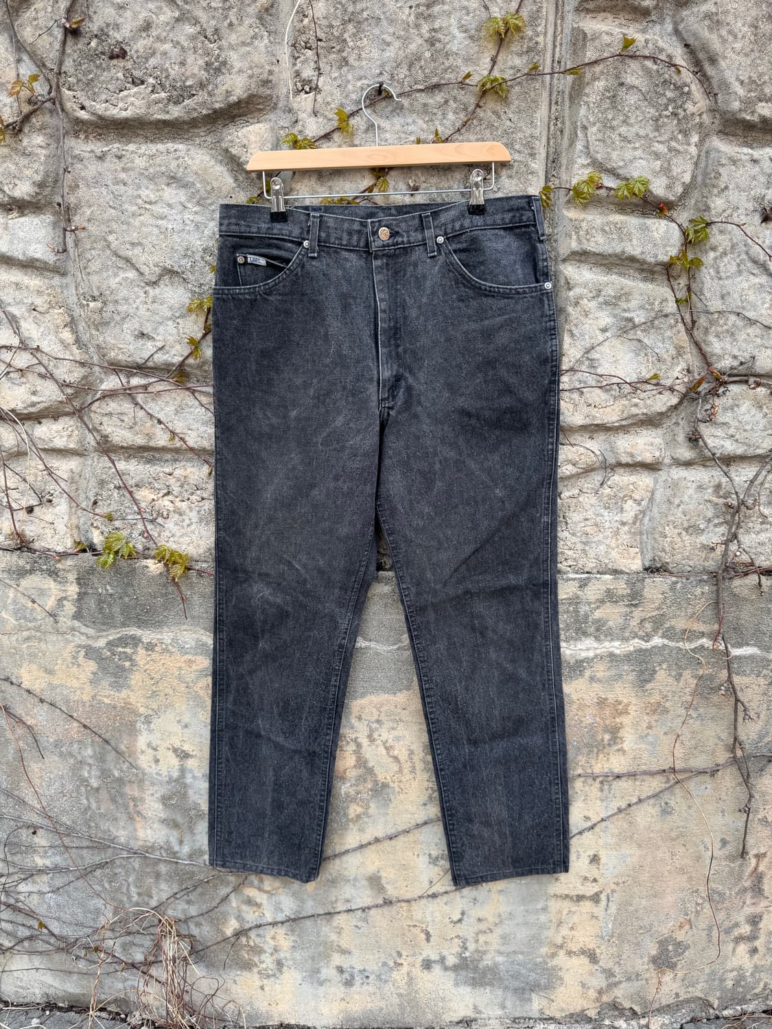 80~90s lee 빈티지 200 블랙 워싱 데님 팬츠 36 상품이미지1