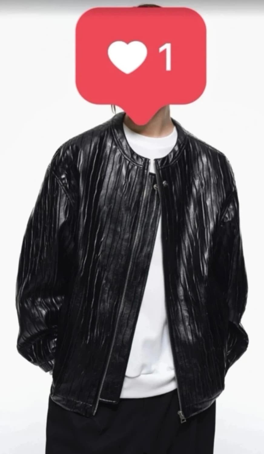 지오송지오 레더 자켓 상품이미지1