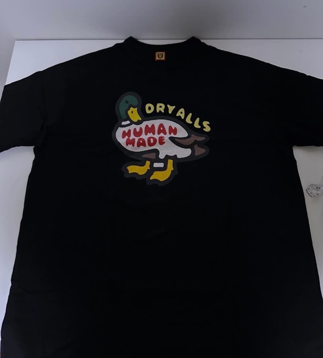 XL) 휴먼 메이드 애니멀 그래픽 덕 블랙 티셔츠 상품이미지1