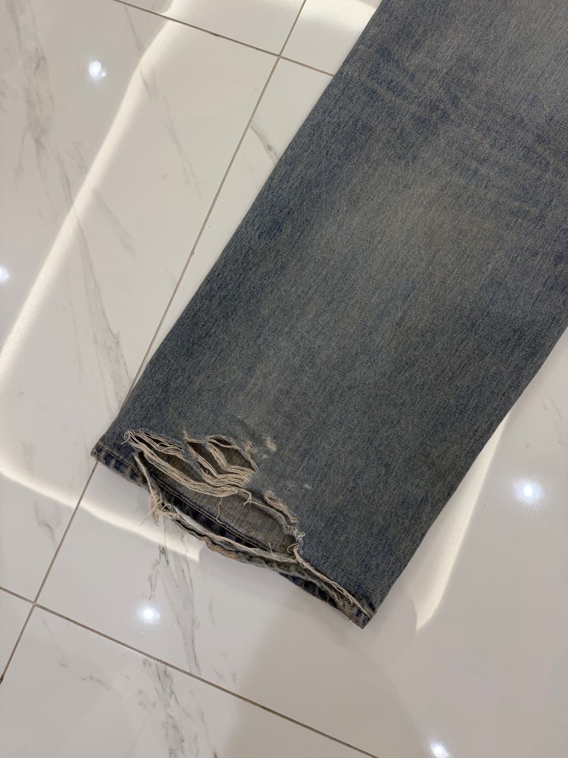 발렌시아가 하이브리드 피프티피프티 화이트카모팬츠[M] 상품이미지5