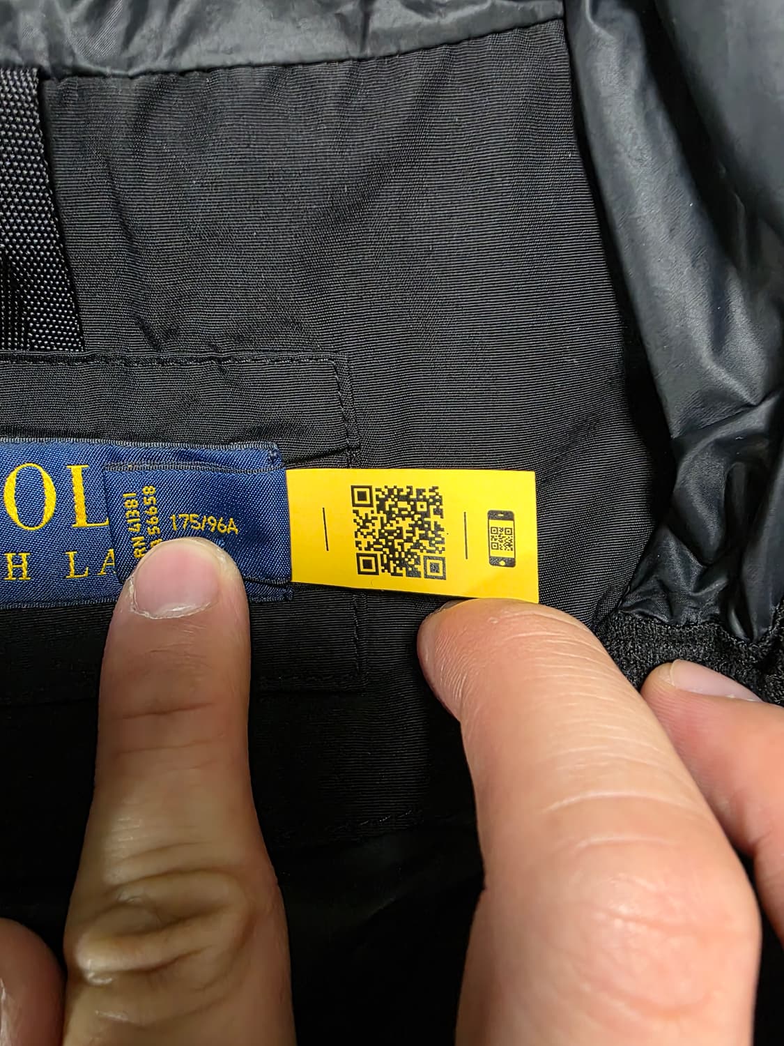 새상품급 폴로 랄프로렌 블랙 M 바람막이.윈드브레이커 상품이미지5