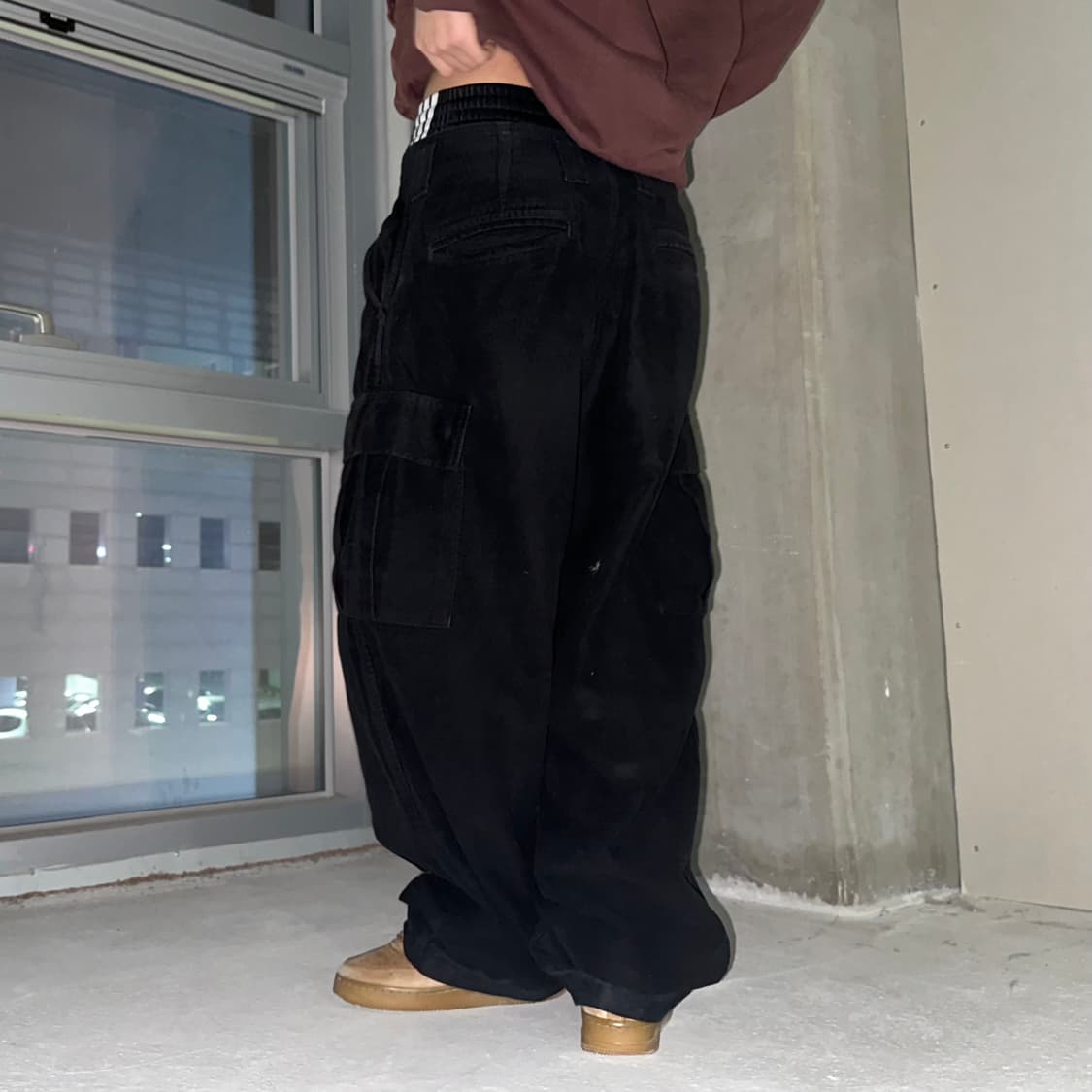 Paul smith 90’s black wide cargo pants 상품이미지4