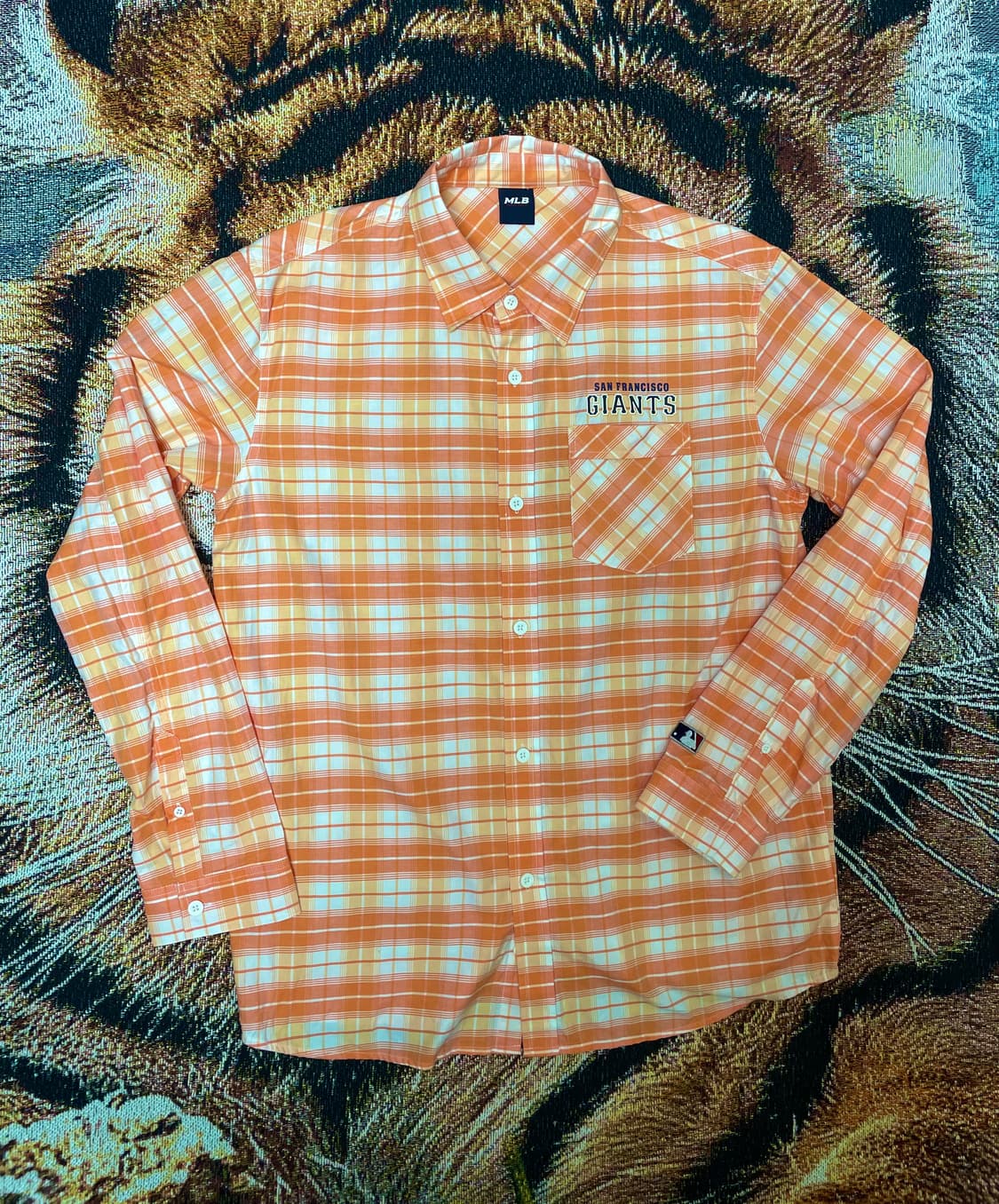 (105) MLB 엠엘비 샌프란시스코 자이언츠 체크셔츠 상품이미지1