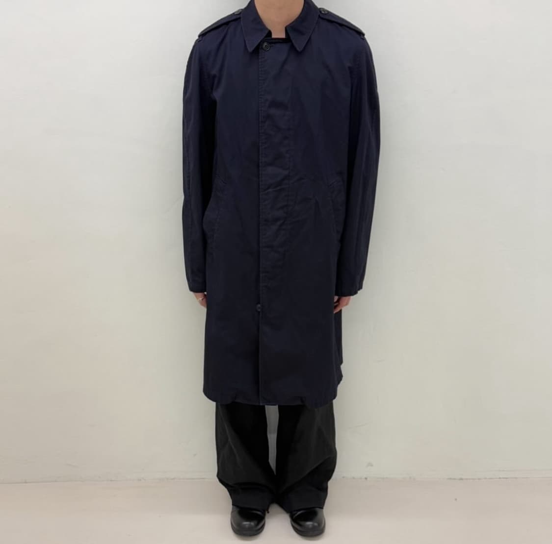 준야와타나베 후염가공 밀리터리 코트 상품이미지1