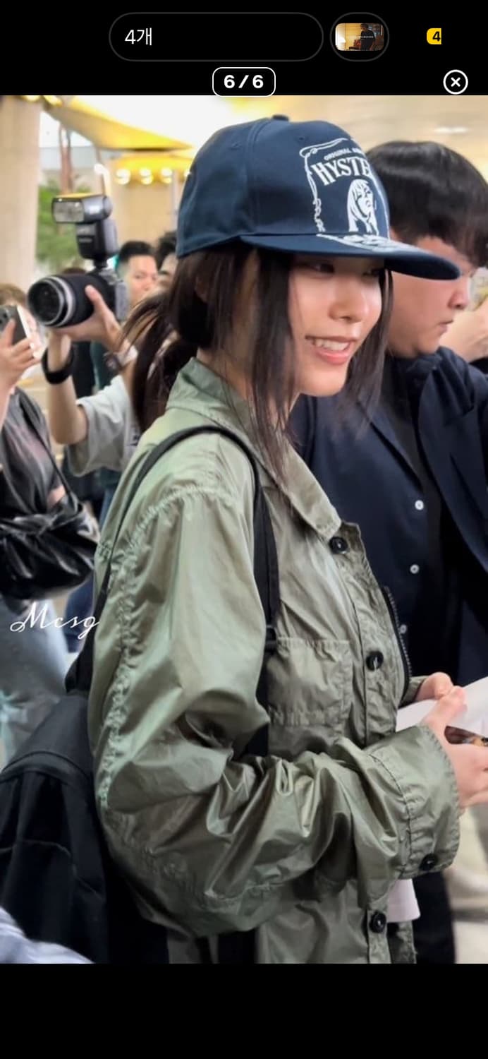 히스테릭글래머 위스키캡 네이비 상품이미지5