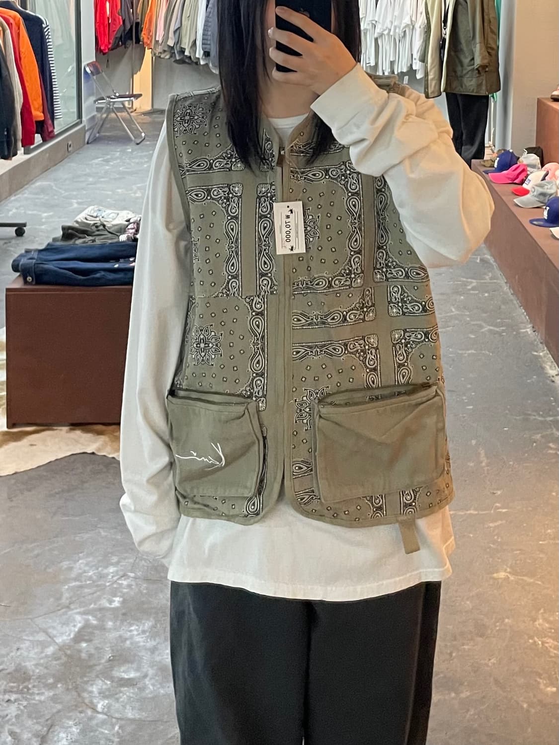 Karl Kani 스몰시그니처 반다나 베스트 H2036 상품이미지1