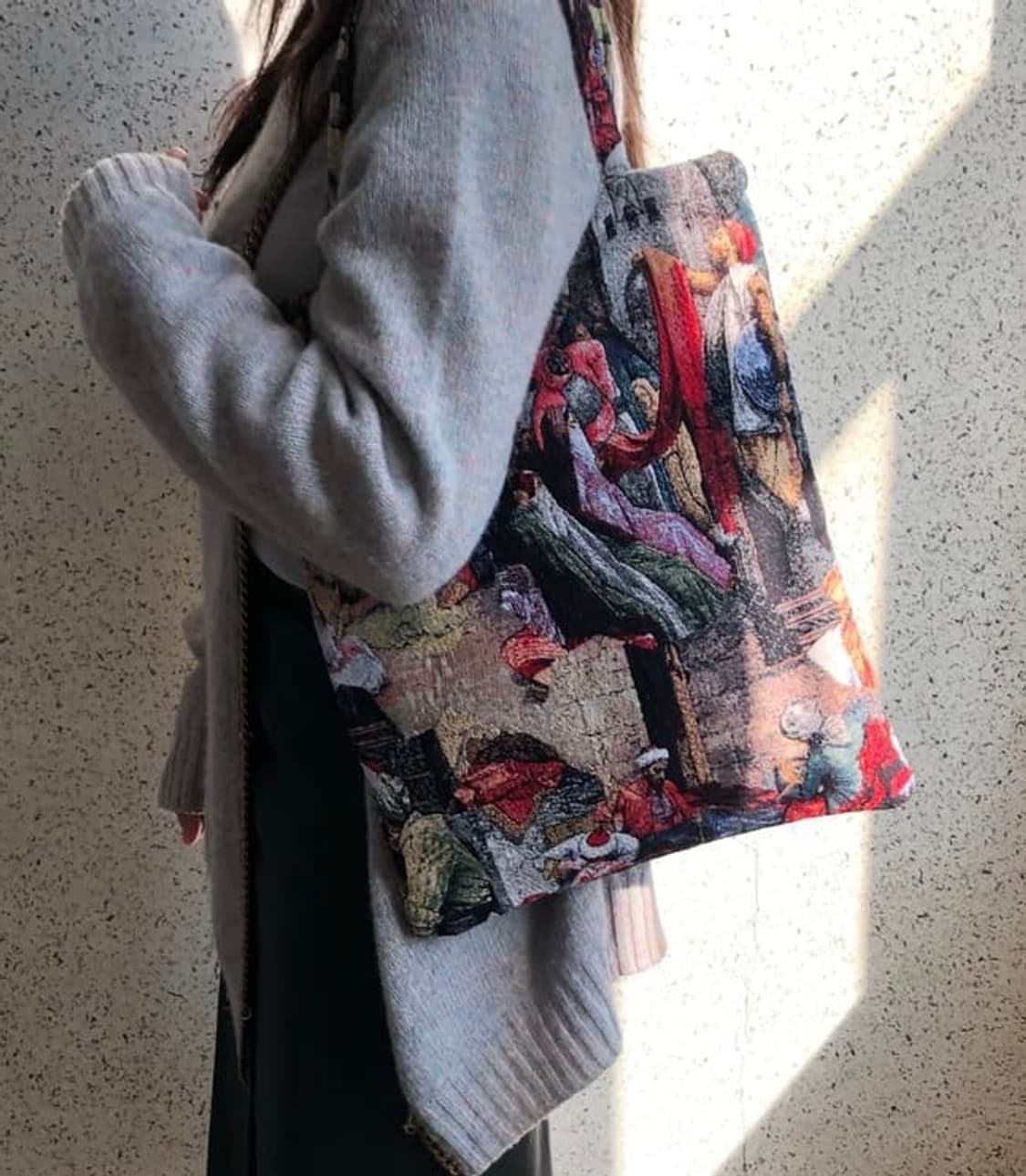 Bless 블레스 N74 자카드 토트백 상품이미지2