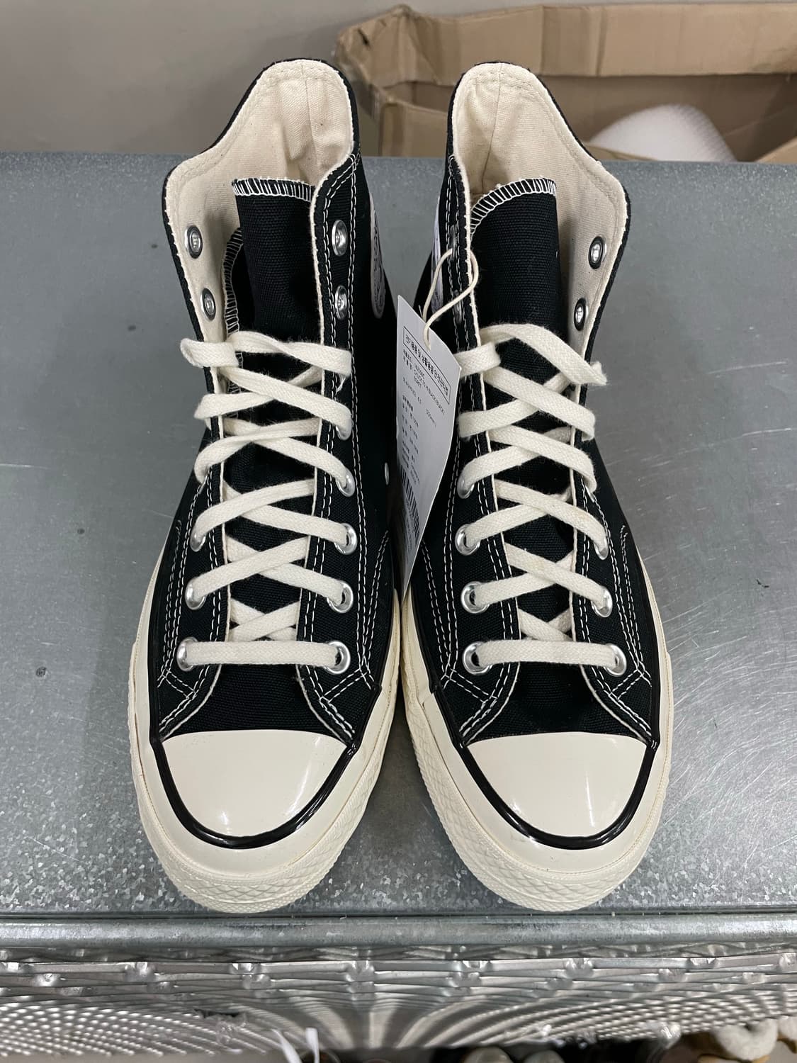 컨버스 척 70 클래식 블랙 250 (새상품) 상품이미지5