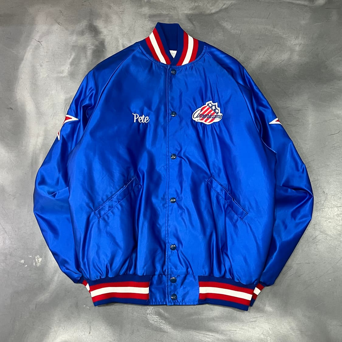  90s USA 새틴 자켓 y14585 상품이미지1