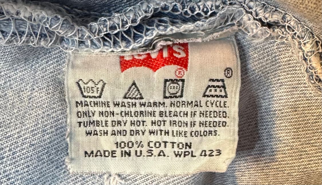 90s usa 빈티지 리바이스 501 데님 33(31~32) (565) 상품이미지4