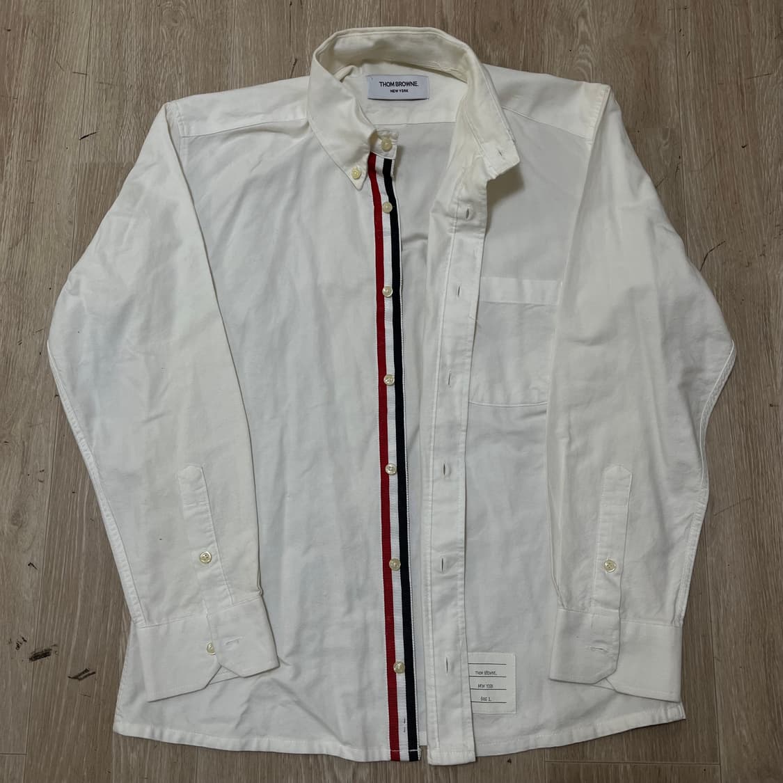 톰브라운 THOM BROWNE 옥스퍼드 히든 셔츠 1사이즈/M(95) 상품이미지1