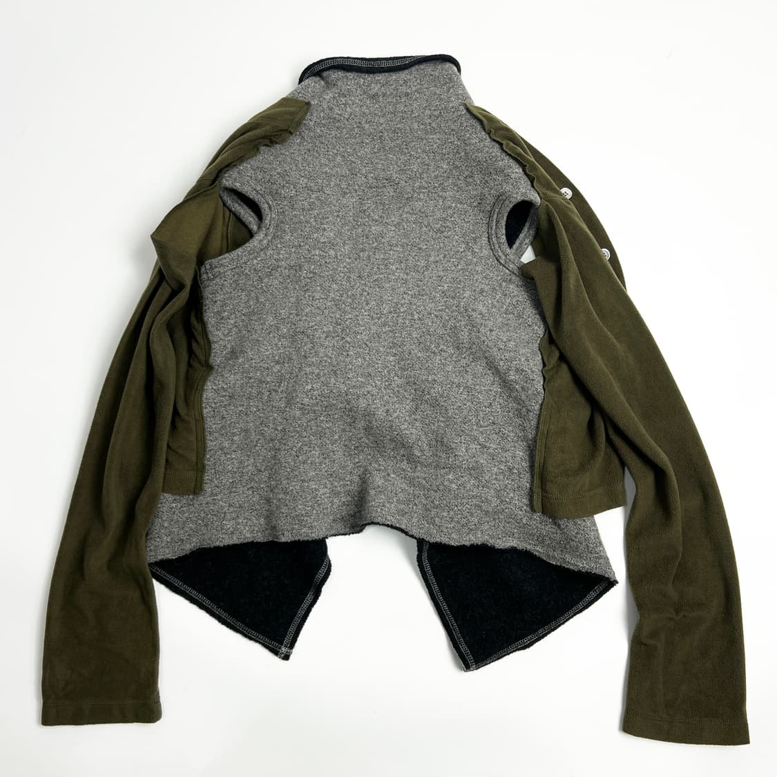 꼼데가르송 09AW 도킹 울 버튼 자켓 상품이미지9