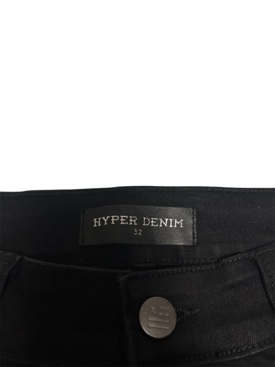 하이퍼데님 젯 블랙 스터드진 32 상품이미지4