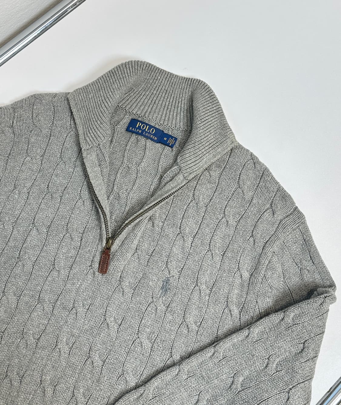 폴로 랄프로렌 꽈배기 니트 M 상품이미지2