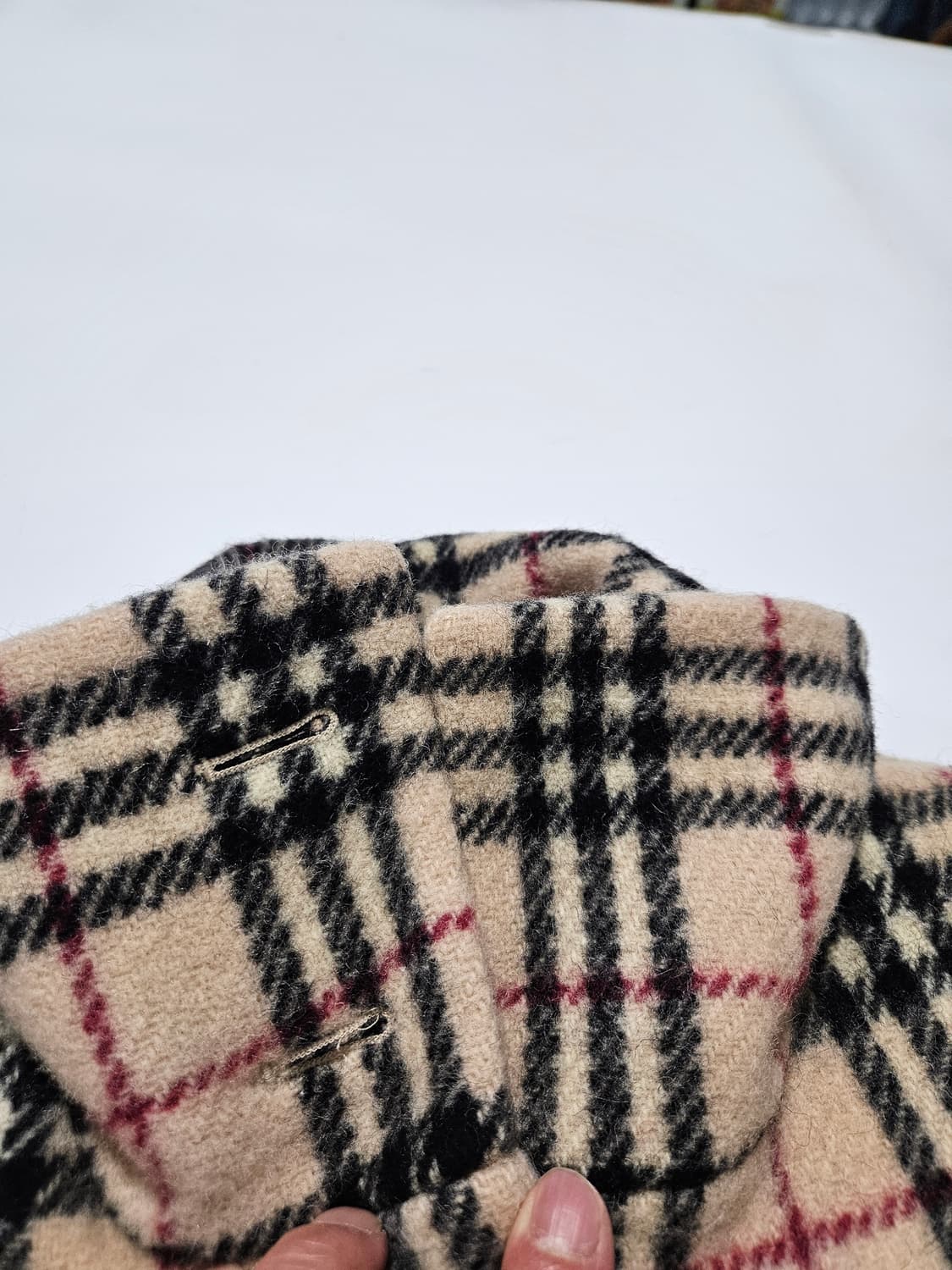 버버리 노바체크 롱 코트[M] 상품이미지5