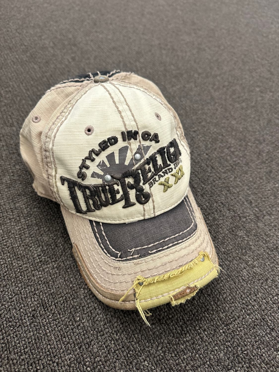 트루릴리젼 빈티지 워싱 볼캡 상품이미지4