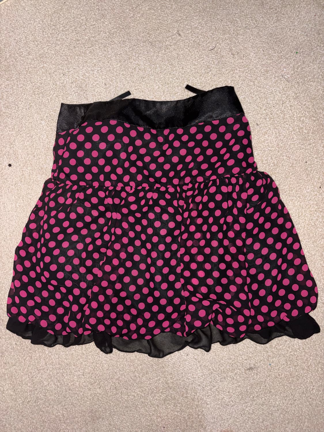 도트 핑크 일빈 모리 큐티 펌킨 스커트 상품이미지1