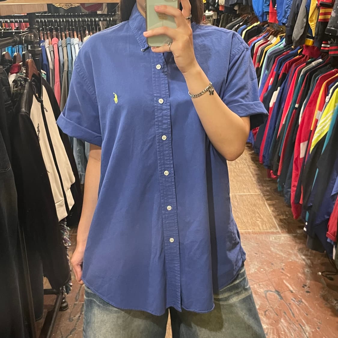 [HI] 폴로 반팔셔츠 블루 상품이미지1