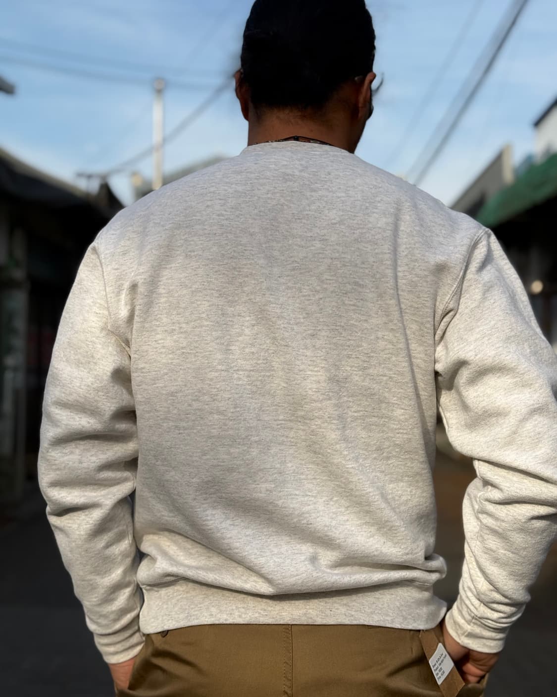 90-00‘s 챔피온 볼드위 월레스 스웻셔츠 M 상품이미지8