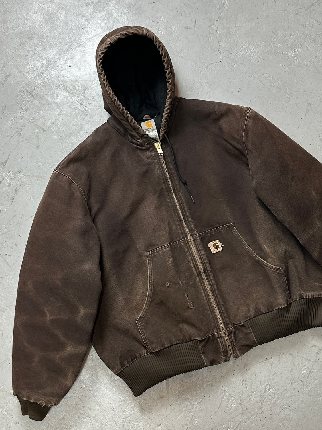 00‘s OG 칼하트 J130 액티브 자켓 칼하트 DKB 브라운 상품이미지5