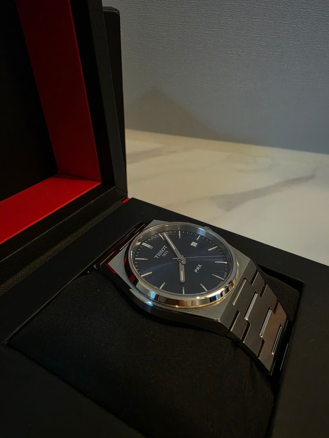 티쏘 PRX 40mm 청판 쿼츠 판매합니다. 상품이미지5