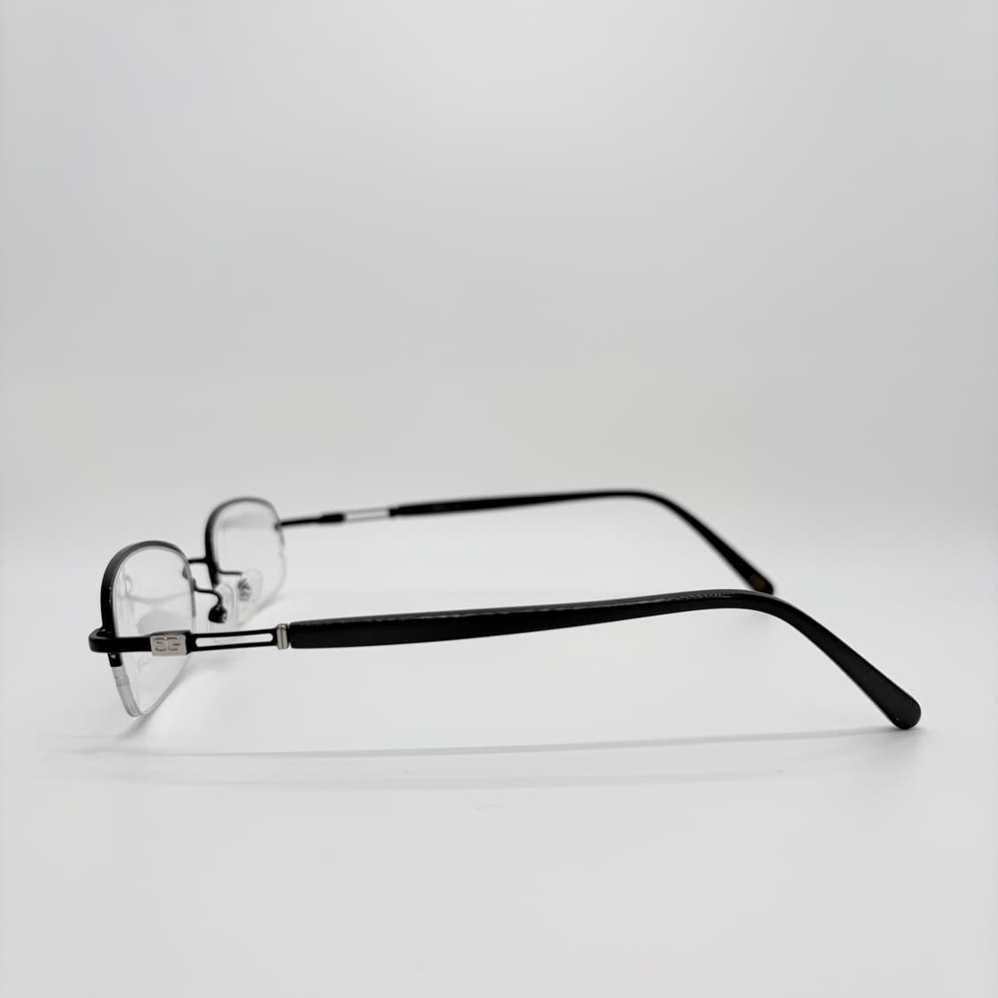 GALLAN 겔랑 블랙 사각 반무테 상품이미지4