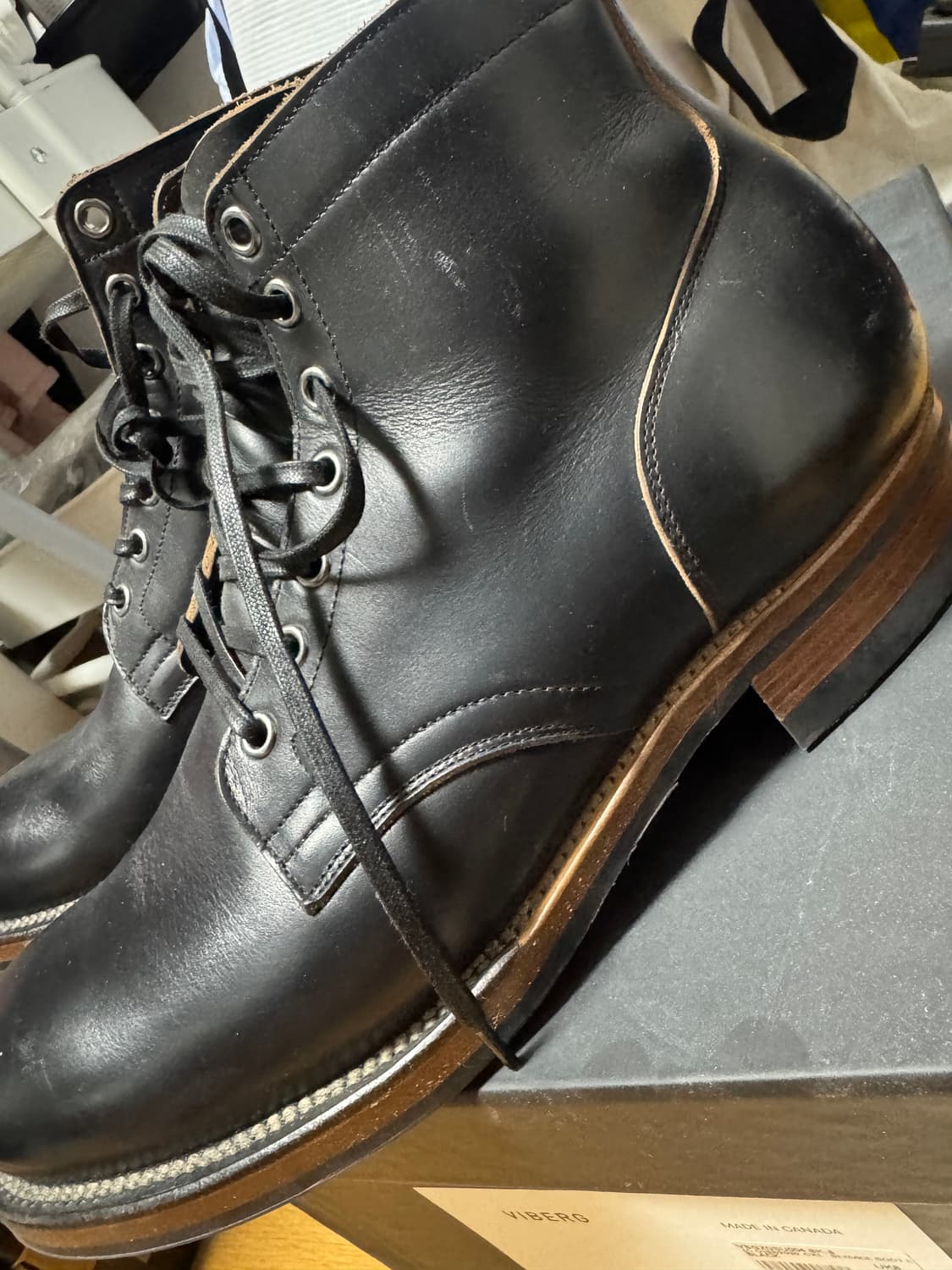 바이버그 서비스부츠 블랙 UK8 상품이미지3