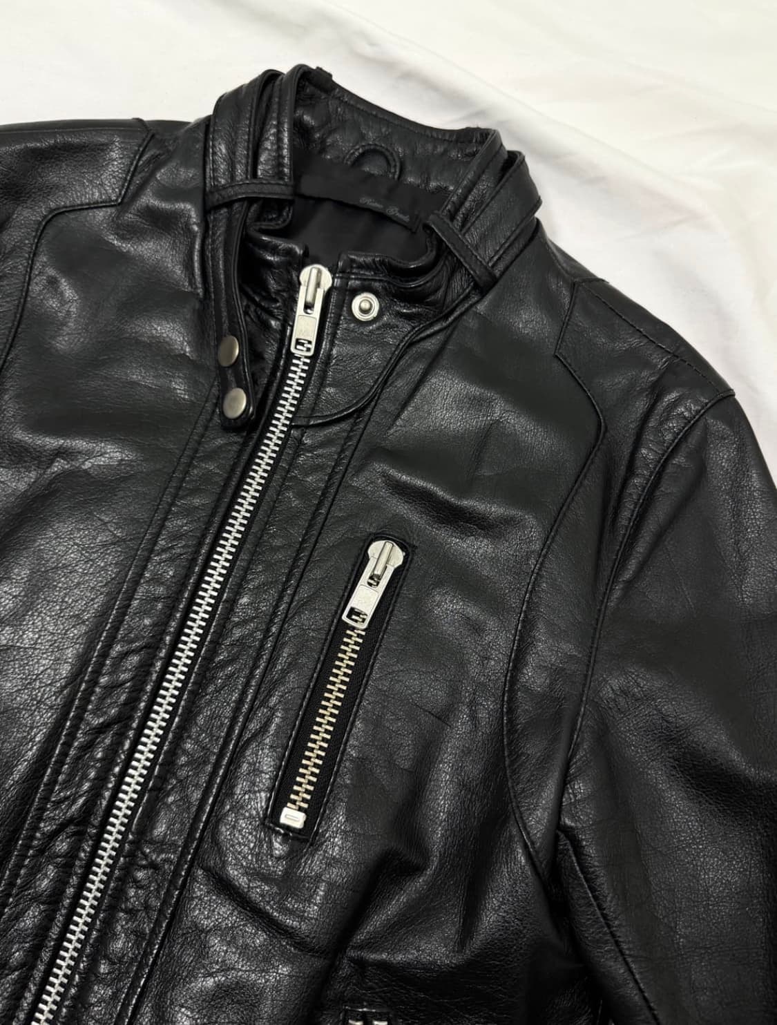 lamb skin leather jacket 상품이미지4