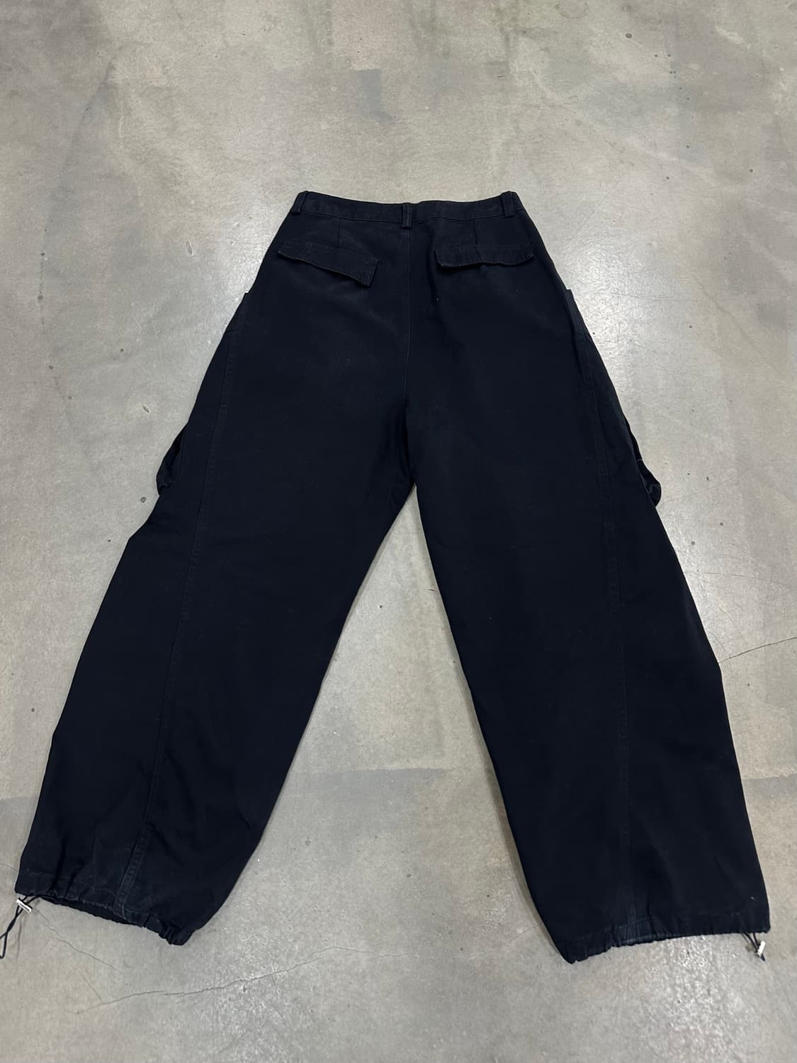 빈티지 벌룬 카고 팬츠 블랙 상품이미지5