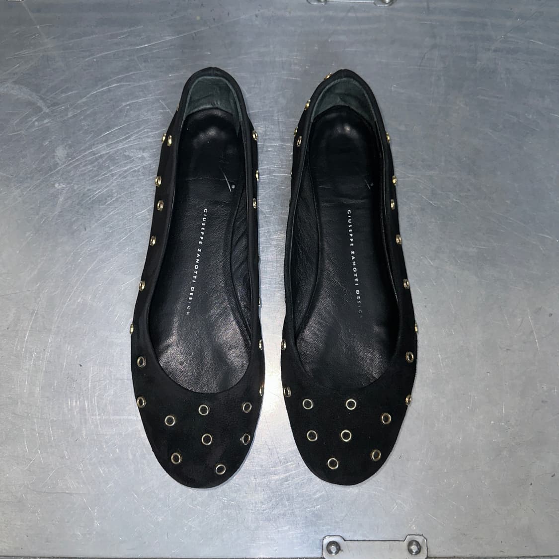 00s 쥬세페 자노티 스웨이드 발레 플랫 상품이미지4