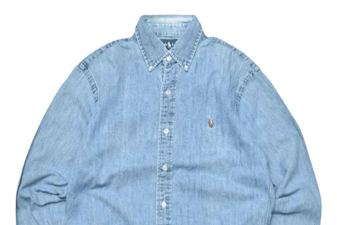 폴로 랄프로렌 데님셔츠 청남방 S N0904 상품이미지3