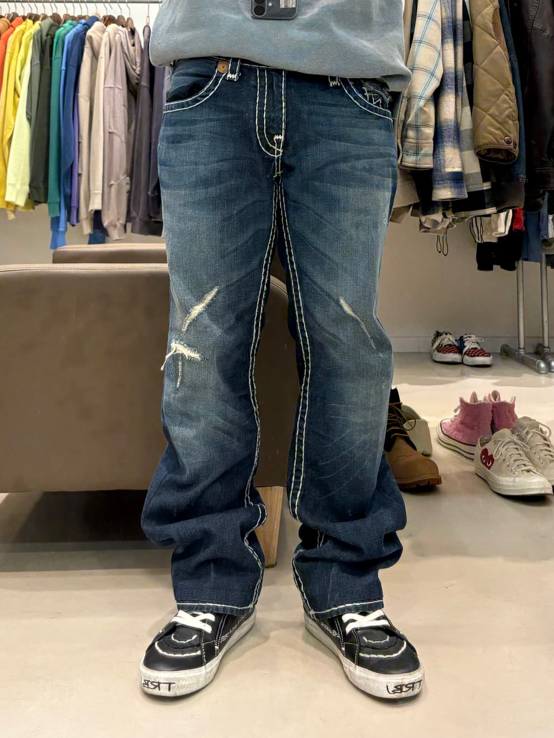 트루릴리젼 빌리 슈퍼T 데님팬츠 상품이미지8