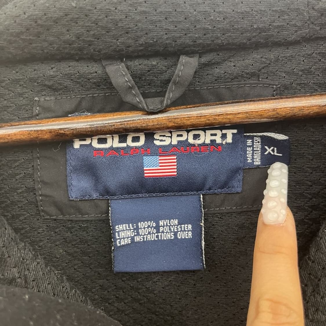 폴로 랄프로렌 고프코어 레트로 90's 바람막이 자켓 XL C10759 상품이미지5