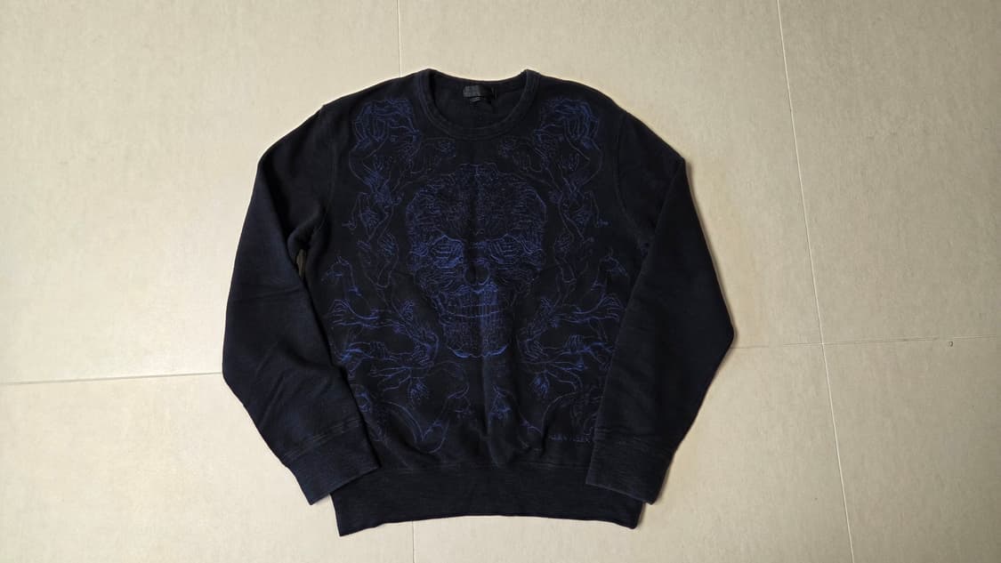 알렉산더 맥퀸 스켈레톤 자수  맨투맨   상품이미지2