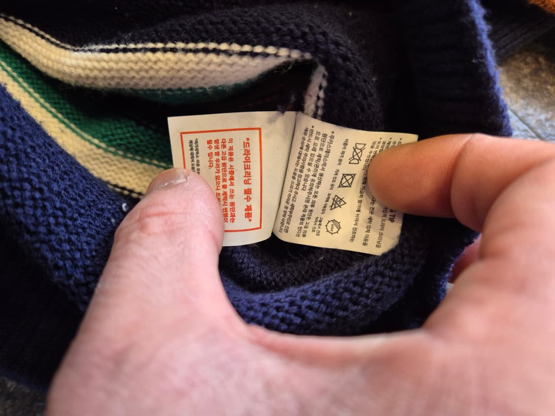 (ZUCA_SPACE)의 스트라이프 니트 스웨터 상품이미지5