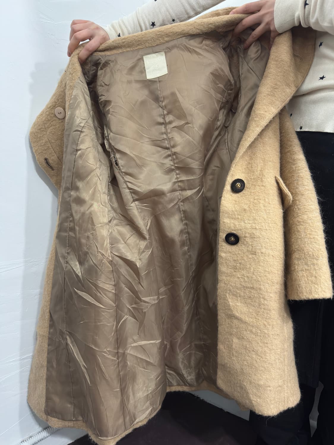 belt wool slim coat 상품이미지6