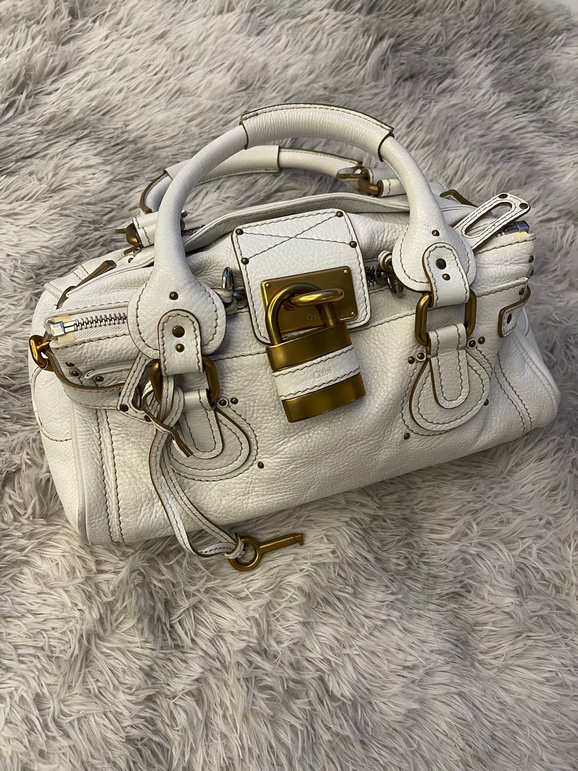 끌로에 패딩턴 화이트 토트백 상품이미지1