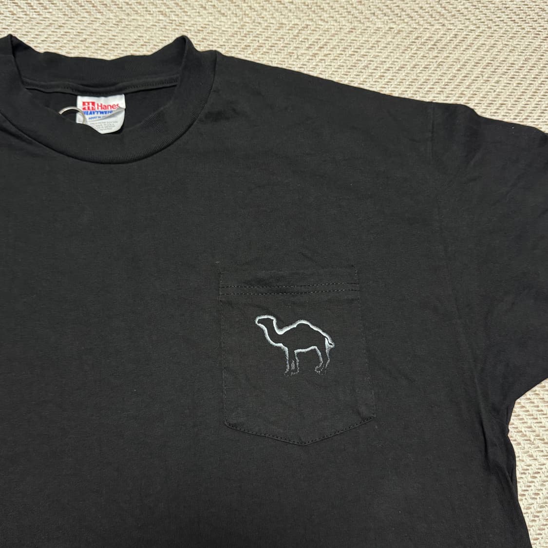 (XL) 9Os 빈티지 카멜 프로모 이클립스 포켓 티셔츠 상품이미지5