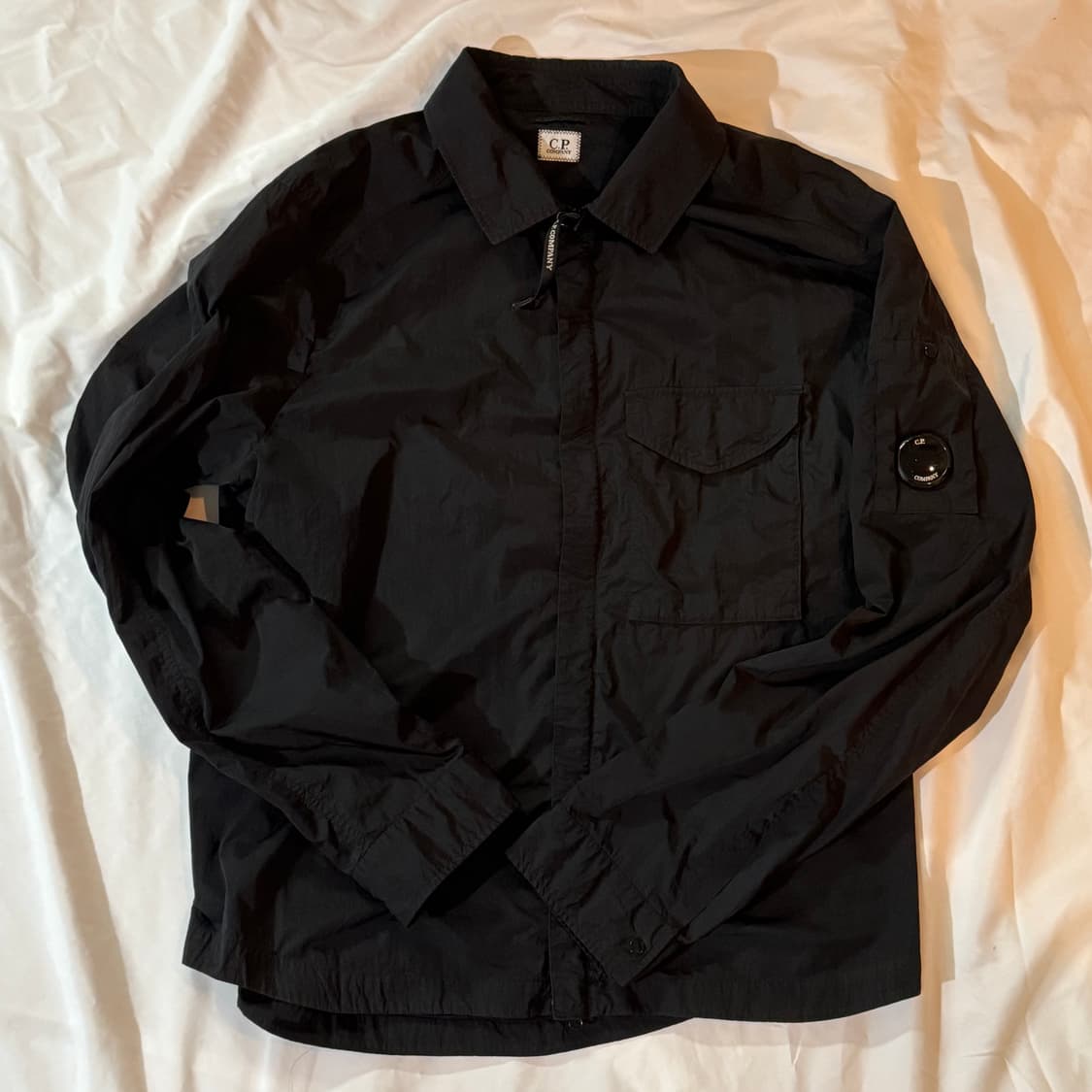 cp 컴퍼니 크롬 r 가먼트다잉 나일론 자켓 xxl 판매합니다. 상품이미지2