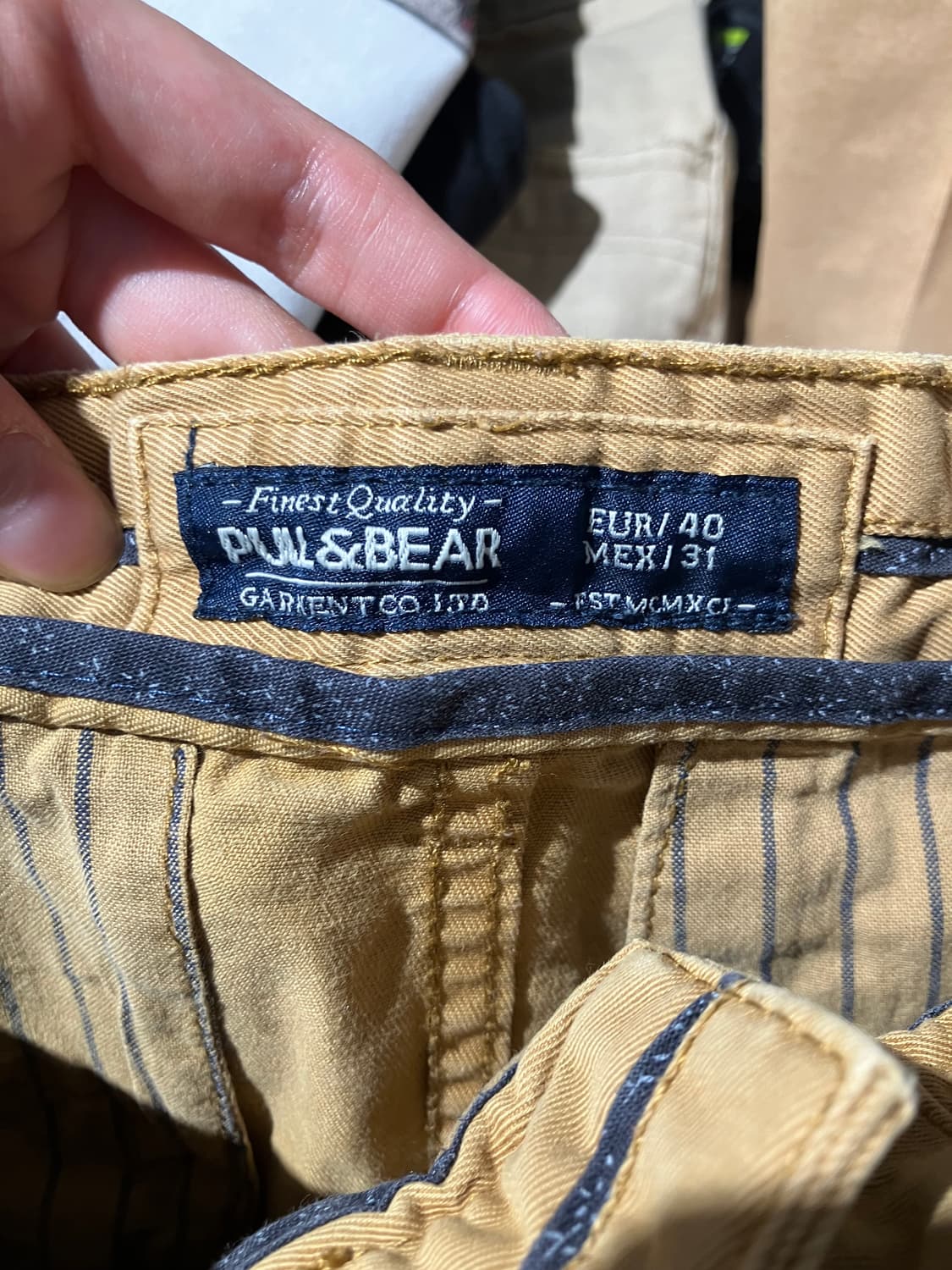 Pull&Bear 에스닉 패턴 치노 쇼츠 팬츠 32 상품이미지8