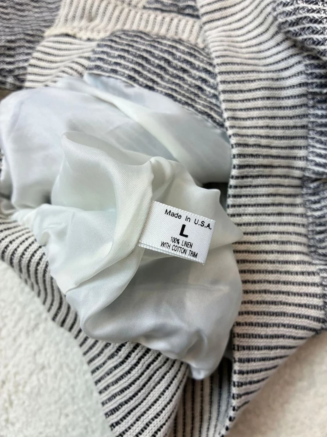 D Fine 00's USA 빈티지드 린넨 가디건 PN6113    상품이미지9